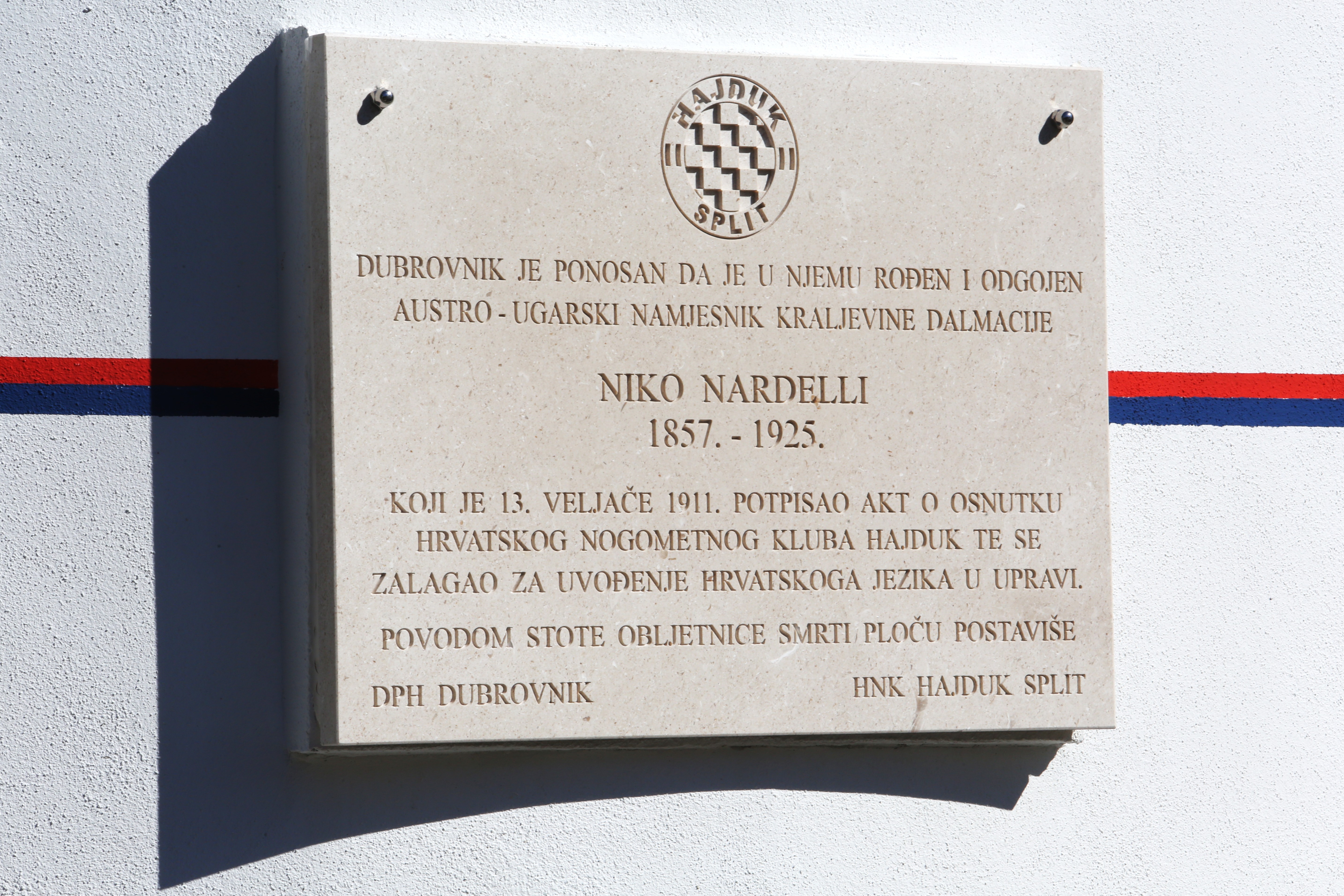 U Dubrovniku svečano otkrivena spomen ploča Niku Nardelliju